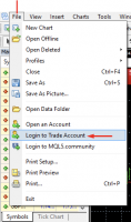 MetaTrader авторизация